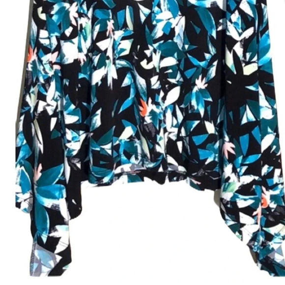 CHAUS NEW YORK EUC WOMENS BLUE WHITE TOP SHIRT BLOUSE SUMMER CASUAL TOPS SIZE S - Picture 5 of 5